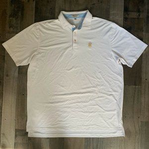 Peter Millar Summer Comfort Golf Polo Shirt White